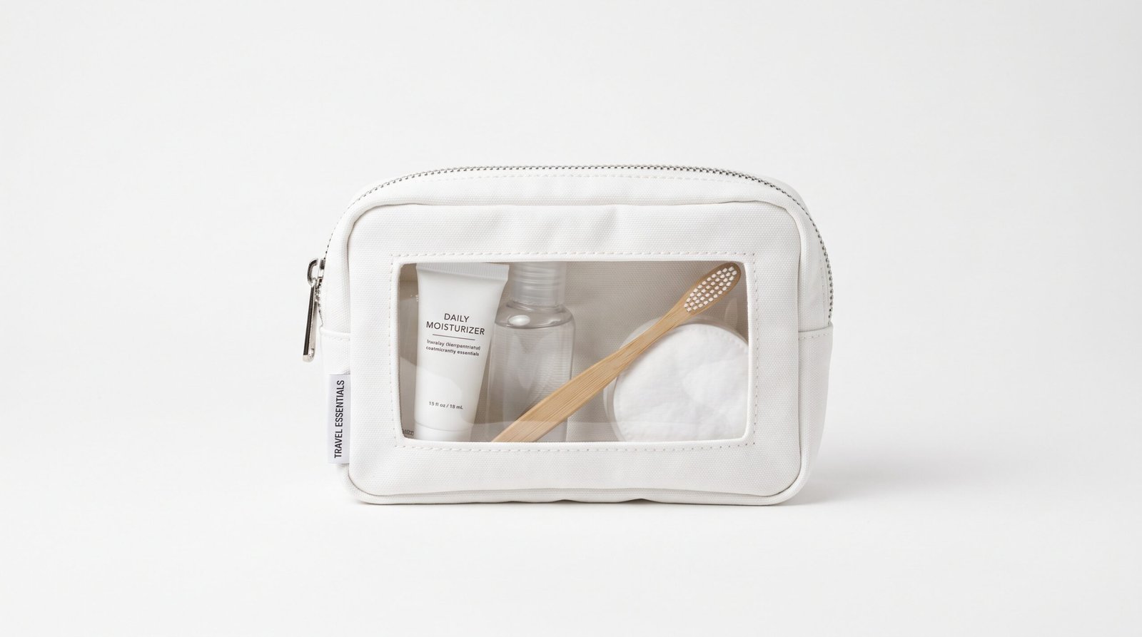 Toiletry Pouch with Clear Window
